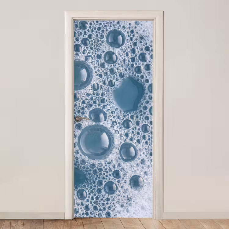 Deursticker - Schuim - Water - Textuur — 1