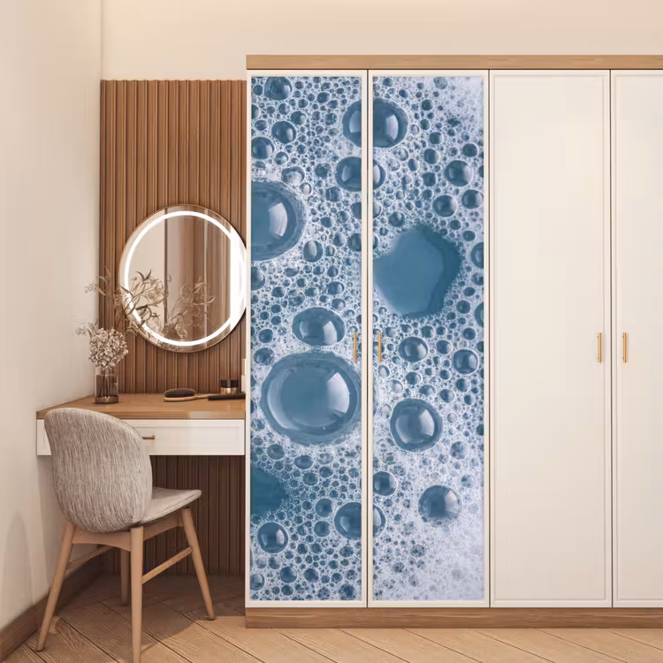 Deursticker - Schuim - Water - Textuur — 5