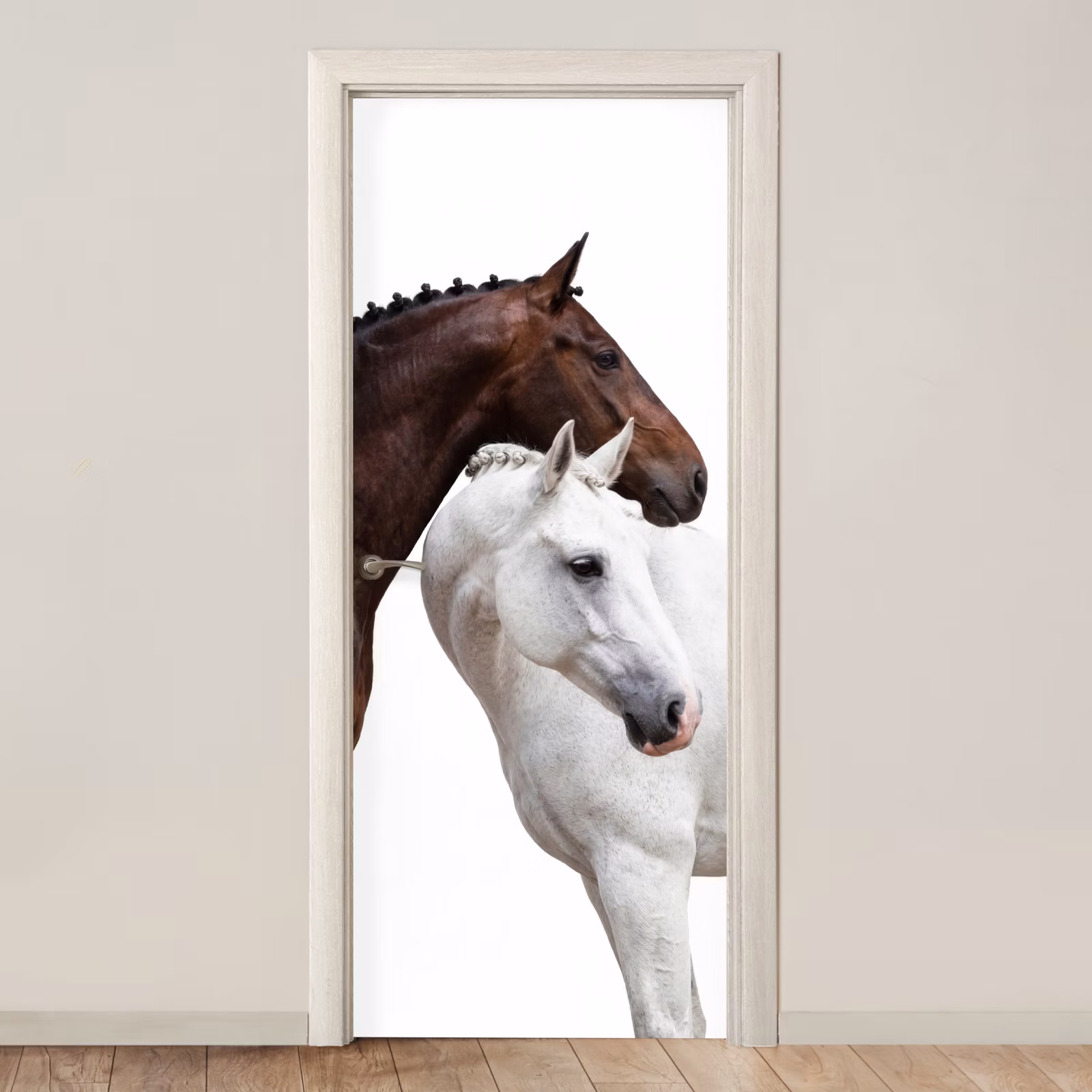 Deursticker - Paard - Modern - Balans — 1