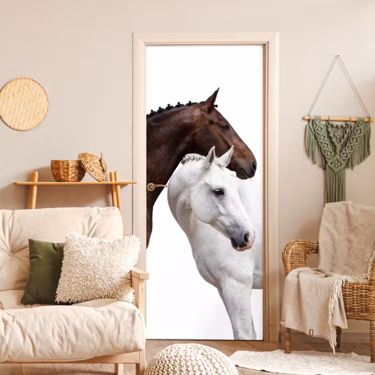 Deursticker - Paard - Modern - Balans — 4