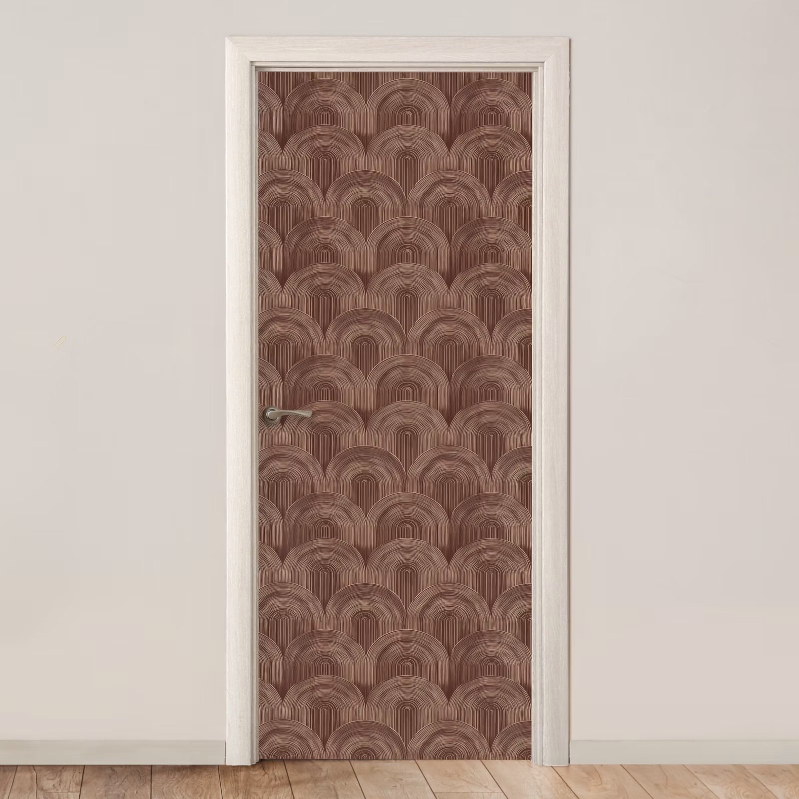 Deursticker - Ritmisch - Effect - Bruin — 1