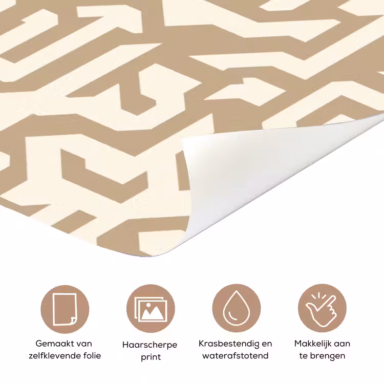 Deursticker - Modern - Abstract - Beige — 3
