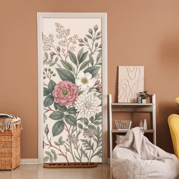 Deursticker - Romantisch - Design - Kleurrijk — 2
