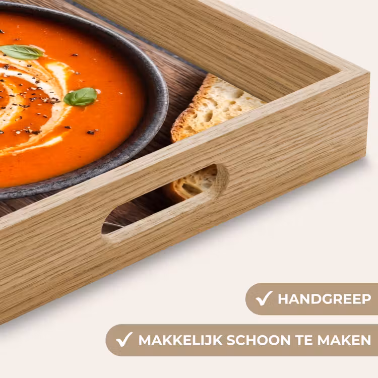 Dienblad - Eten - Soep - Basilicum - Rustiek - Rood — 8