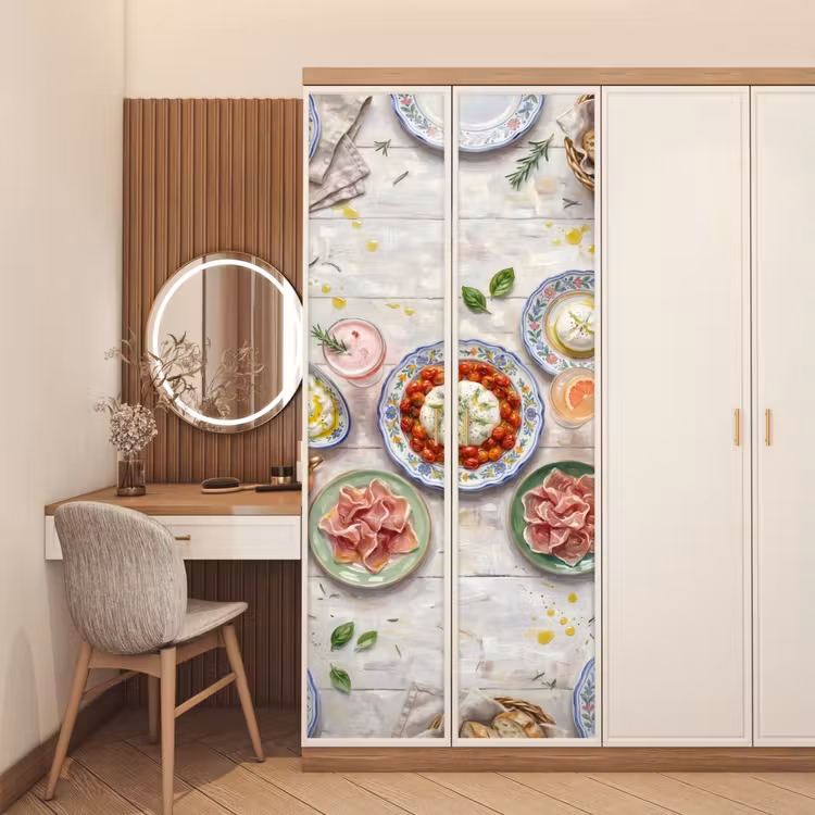 Deursticker - Eten - Tafel - Divers - Modern — 5