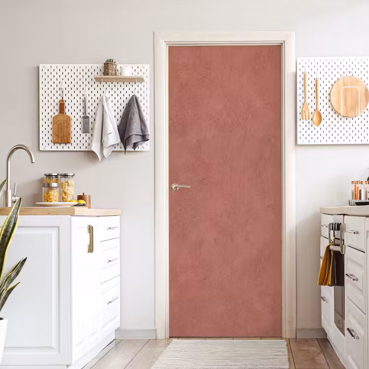 Deursticker - Textuur - Roodbruin - Grof - Modern — 7