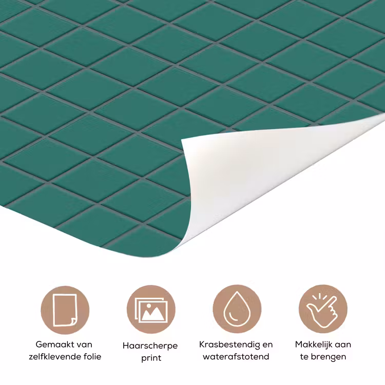 Deursticker - Patroon - Patroon - Smaragd — 3