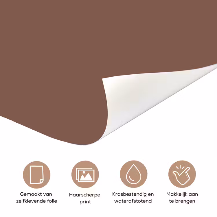 Deursticker - Muted - Chestnut - Bruin — 3