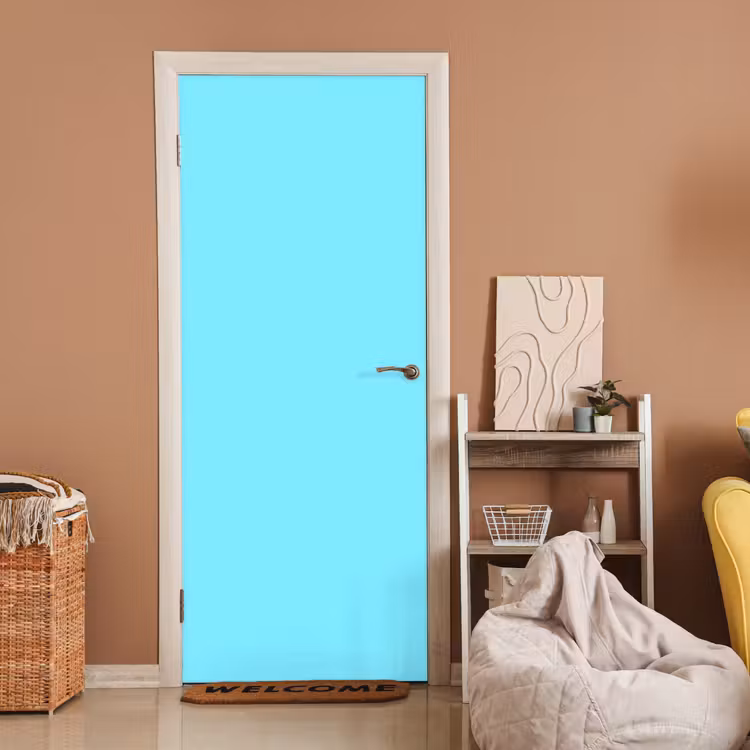 Deursticker - Electric - Cyan - Blauw — 2