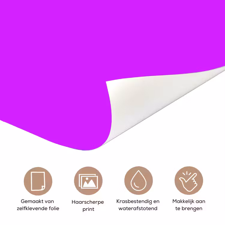 Deursticker - Neon - Orchid - Paars — 3