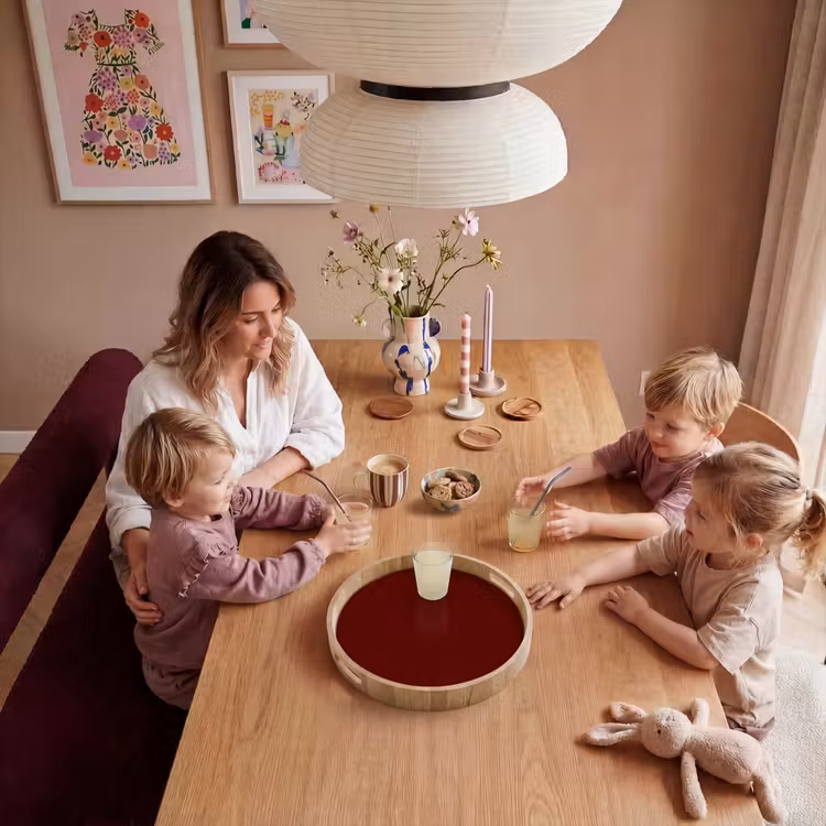 Dienblad - Burnt - Mahogany - Rood — 5