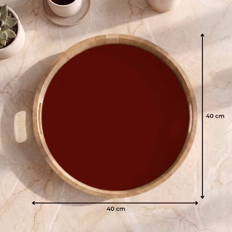Dienblad - Burnt - Mahogany - Rood — 7