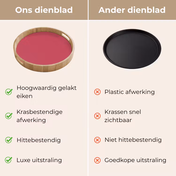 Dienblad - Bold - Berry - Rood — 9