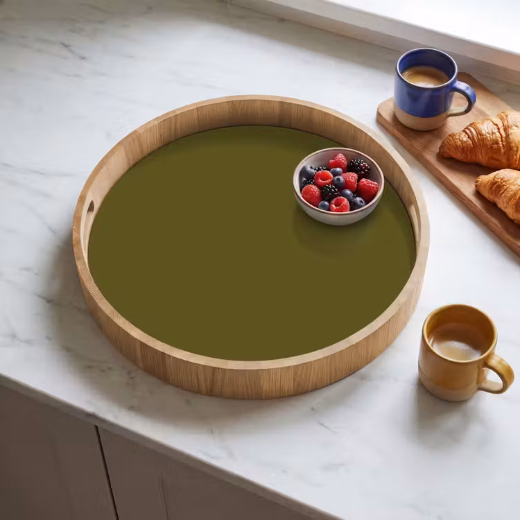 Dienblad - Dark - Olive - Groen — 3
