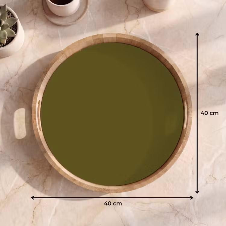 Dienblad - Dark - Olive - Groen — 7