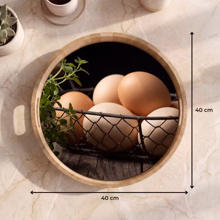 Dienblad - Eieren - Mand - Eten — 7