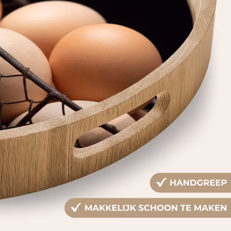 Dienblad - Eieren - Mand - Eten — 8