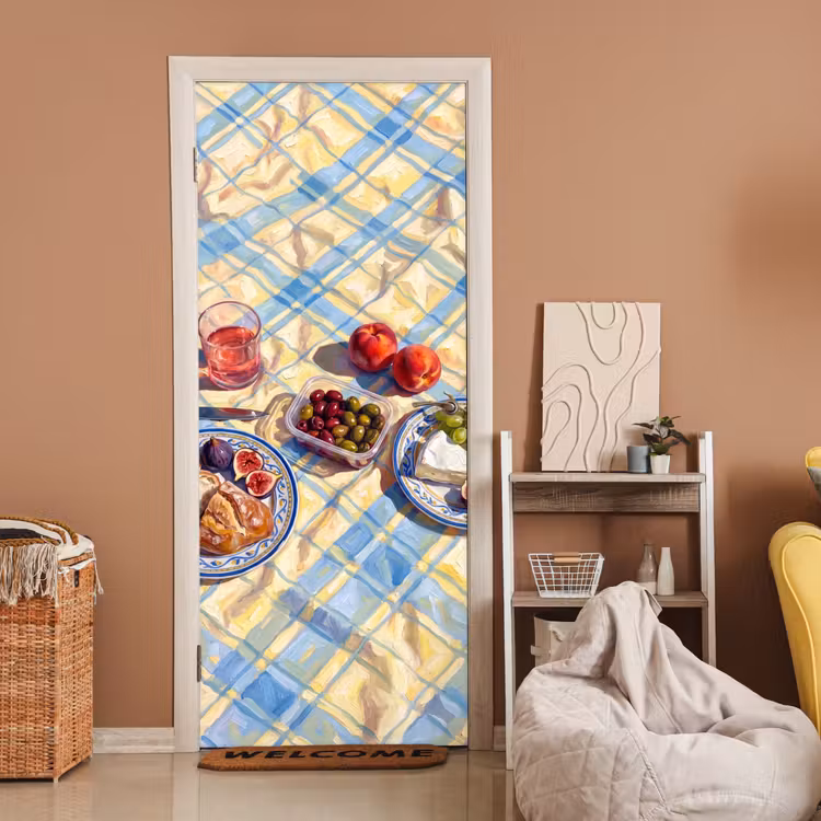 Deursticker - Eten - Picknick - Zomer — 2