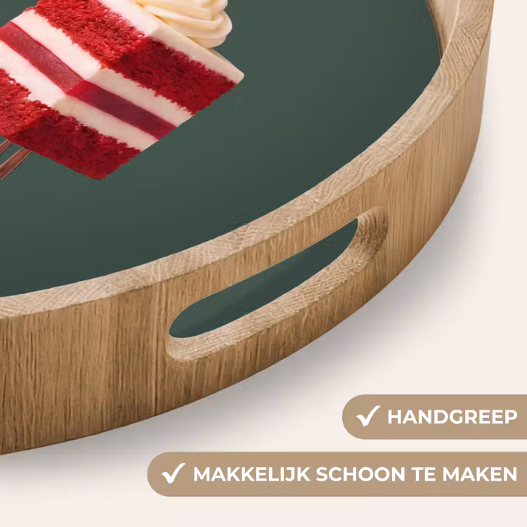Dienblad - Cake - Vork - Rood — 8