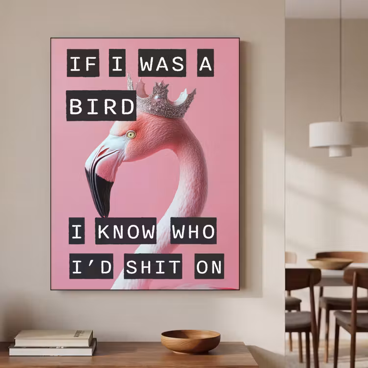 Art Frame - Flamingo - Roze - Vogel - Decoratie — 4