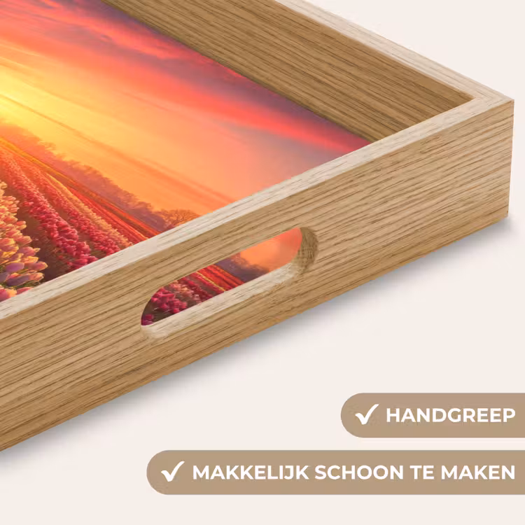 Dienblad - Windmolen - Zonsondergang - Landschap — 8