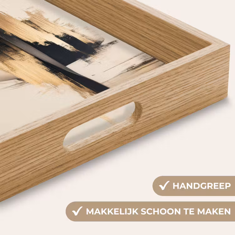 Dienblad - Vrouw - Hoed - Verf — 8