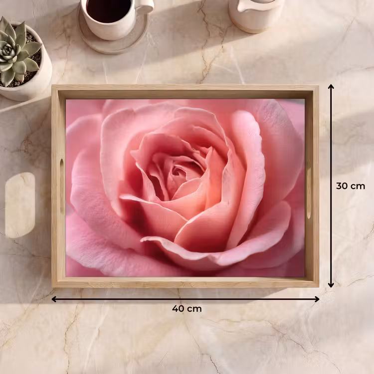 Dienblad - Roze - Roos - Romantisch — 7