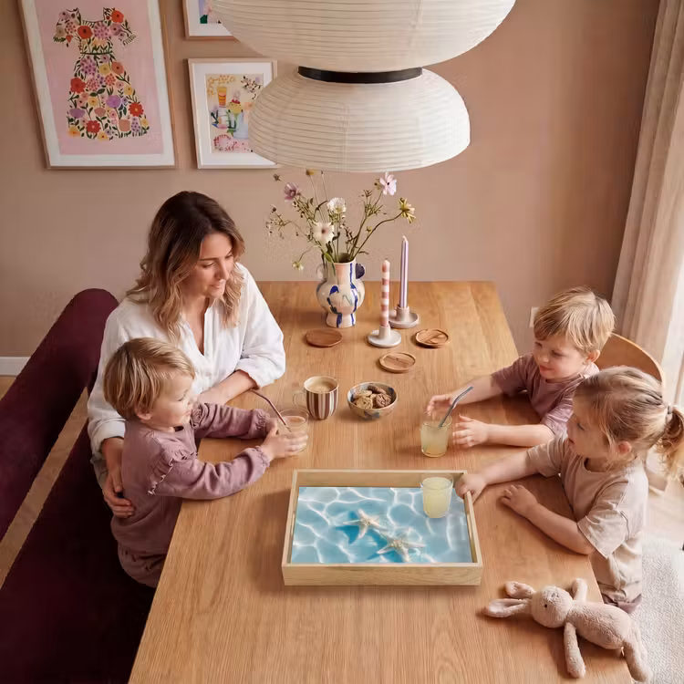 Dienblad - Zeesterren - Golvend water - Rustgevend — 5