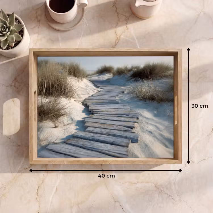 Dienblad - Pad - Planken - Duinen - Gras — 7