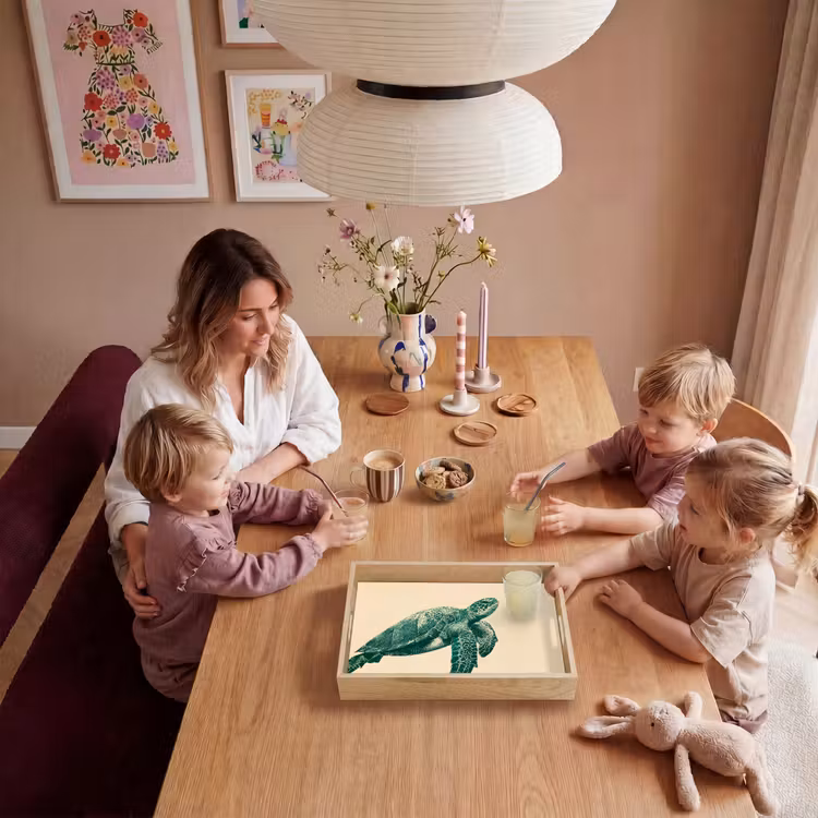 Dienblad - Schildpad - Sierlijk - Groen - Schild — 5