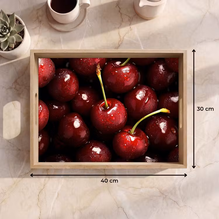 Dienblad - Rood - Fruit - Kersen — 7