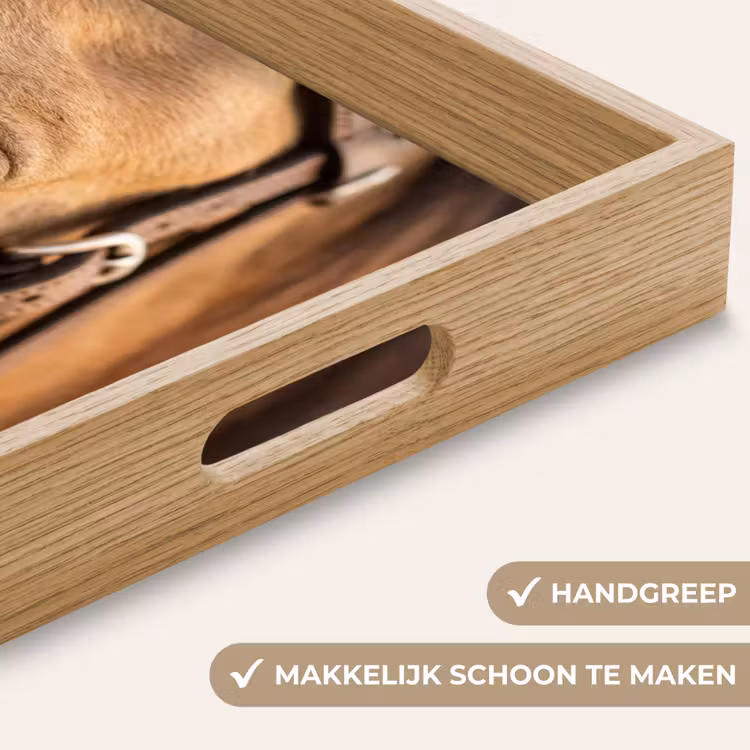 Dienblad - Paard - Oog - Bruin — 8