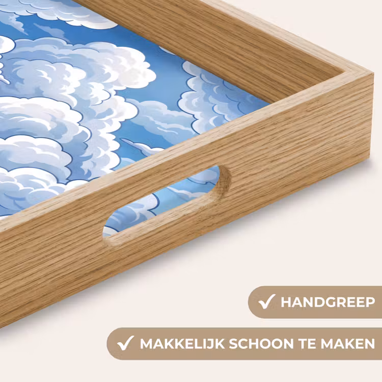 Dienblad - Wolken - Hemel - Abstract - Wit — 8