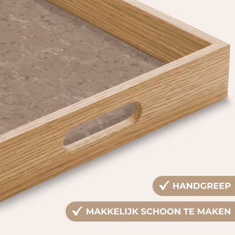 Dienblad - Patroon - Kalksteen - Beige — 8