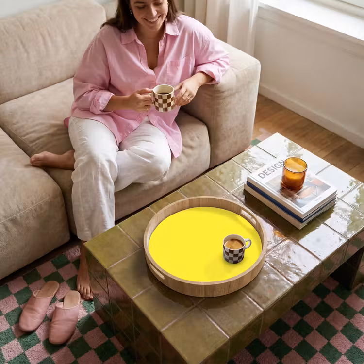 Dienblad - Soft - Custard - Geel — 4