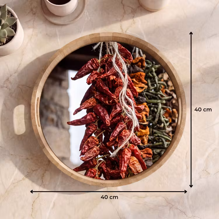 Dienblad - Rode pepers - Eten — 7