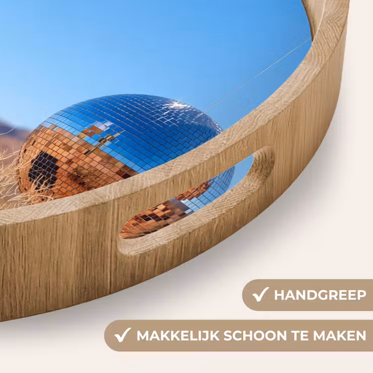 Dienblad - Woestijn - Spiegelbal - Kunst — 8