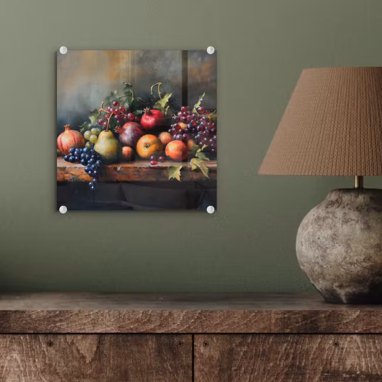 Glas schilderij - Rustiek - Stilleven - Fruit — 4