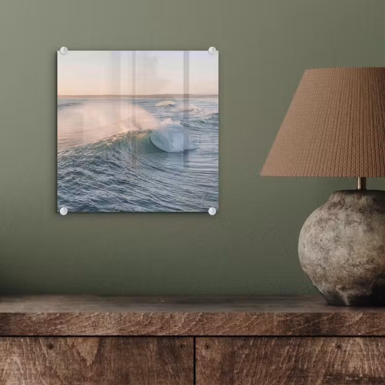 Glas schilderij - Golf - Zee - Water — 4