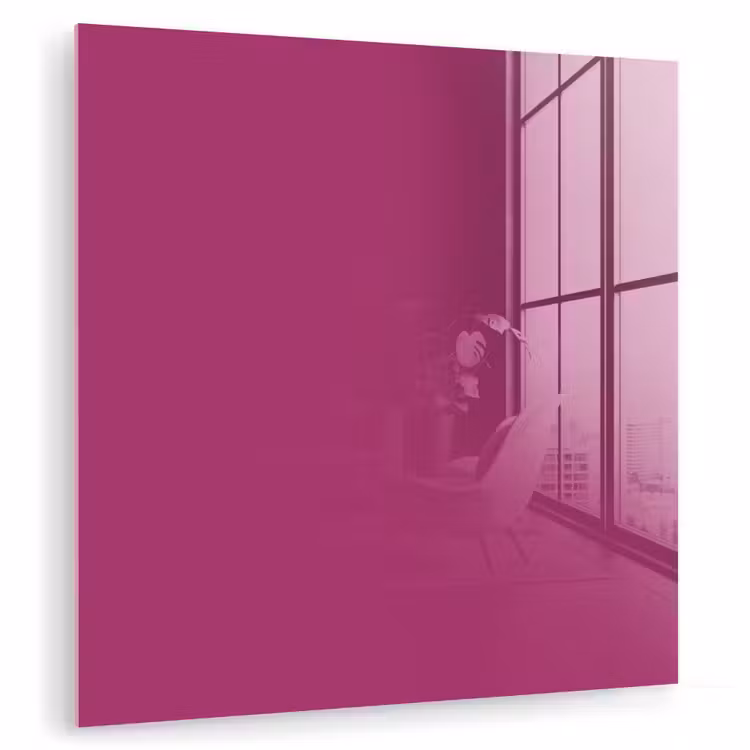 Glas schilderij - Deep - Magenta - Paars — 1