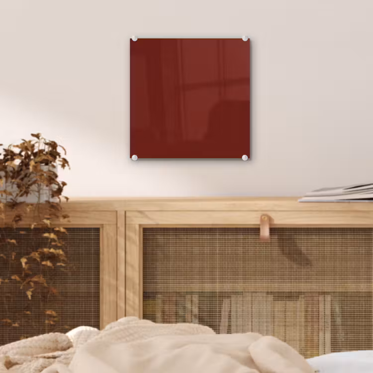 Glas schilderij - Rustic - Terracotta - Rood — 5