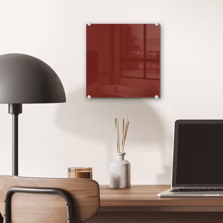 Glas schilderij - Rustic - Terracotta - Rood — 7