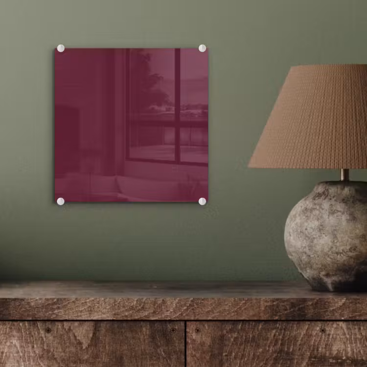 Glas schilderij - Deep - Plum - Paars — 4