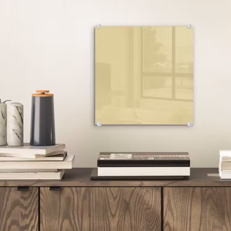Glas schilderij - Mellow - Touch - Geel — 2