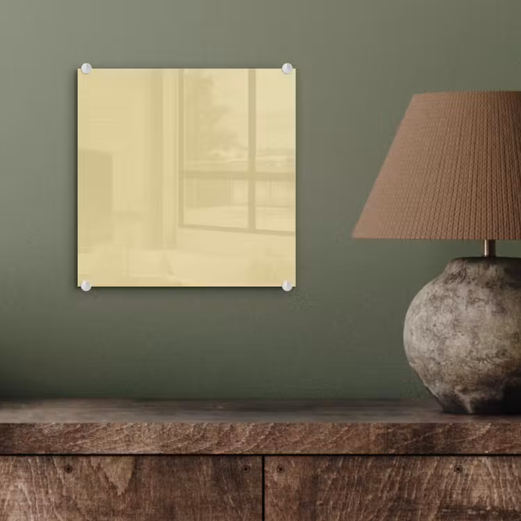 Glas schilderij - Mellow - Touch - Geel — 4