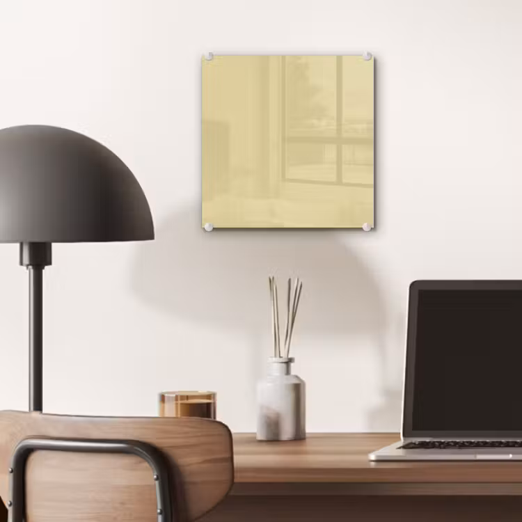 Glas schilderij - Mellow - Touch - Geel — 7