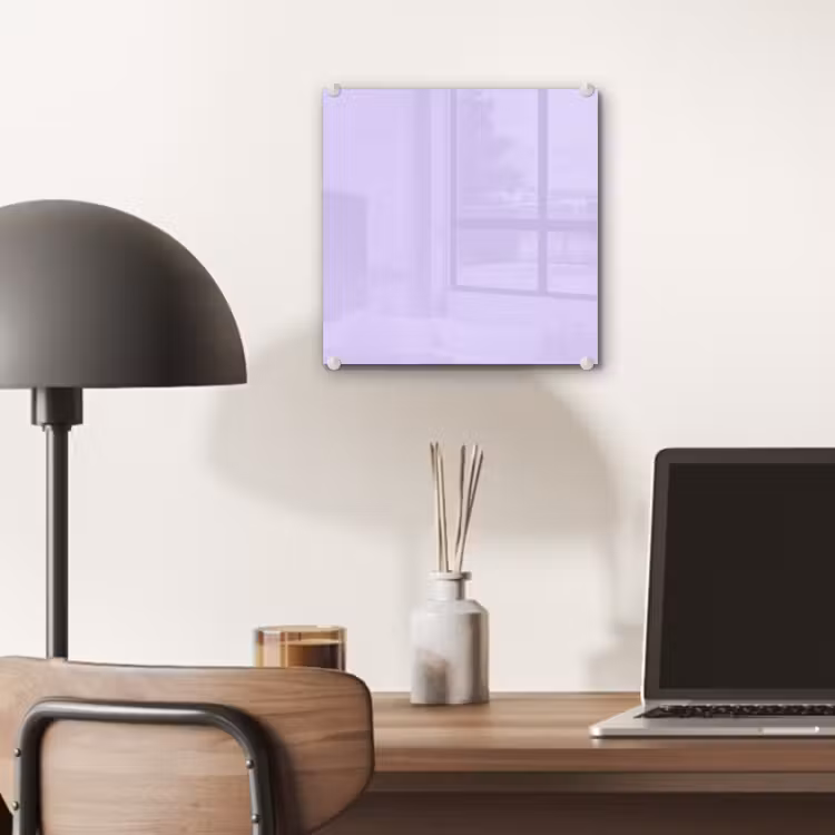 Glas schilderij - Light - Orchid - Paars — 7