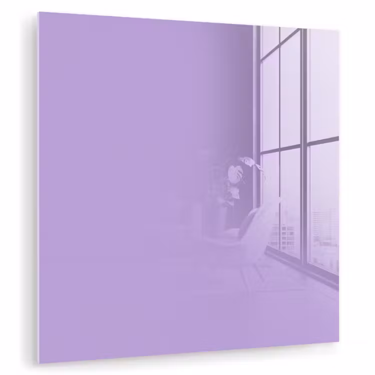 Glas schilderij - Soft - Lavender - Paars — 1