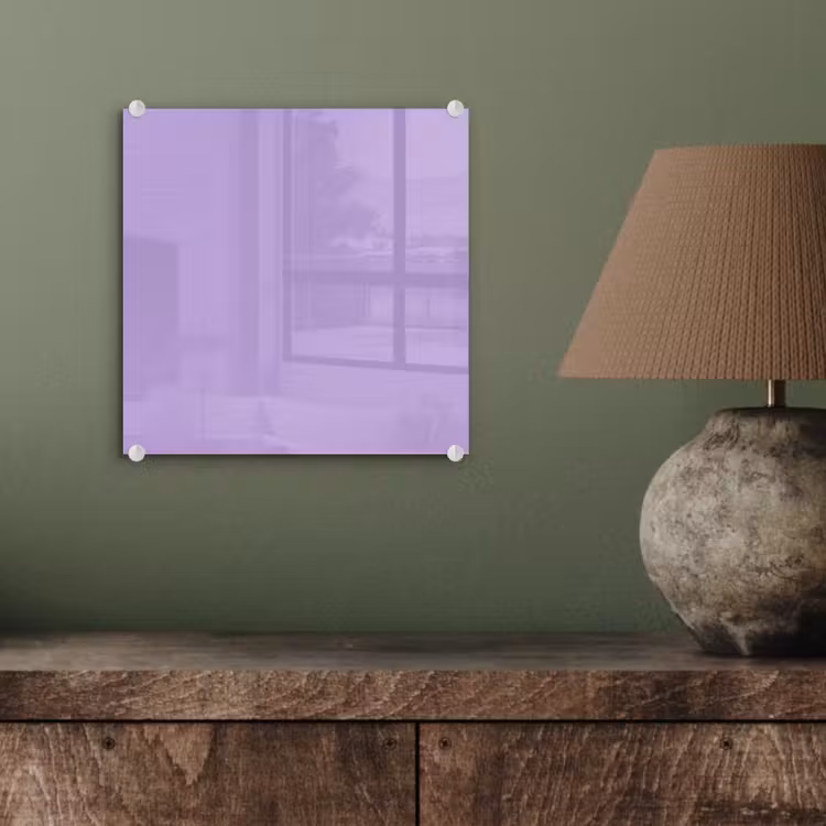 Glas schilderij - Soft - Lavender - Paars — 4