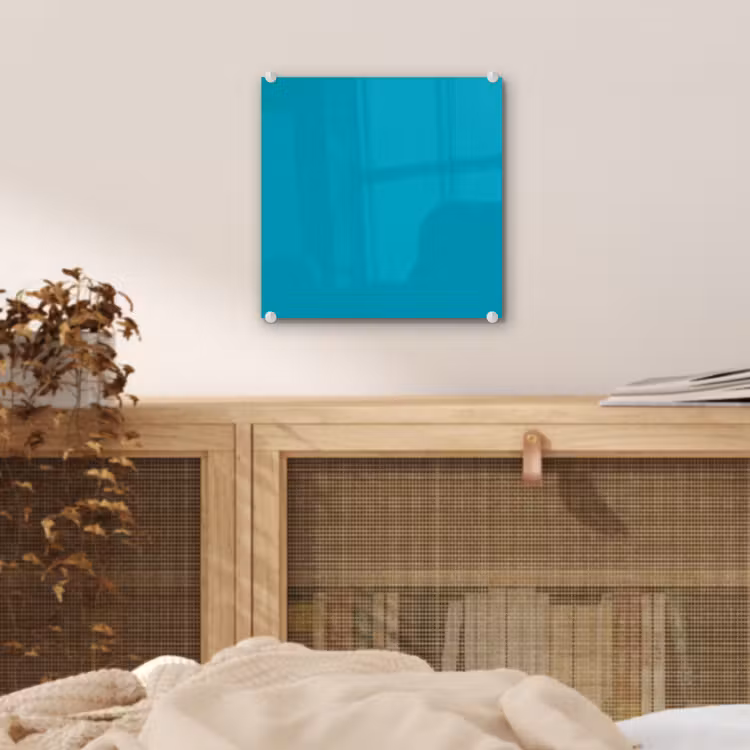Glas schilderij - Deep - Turquoise - Turkoois — 5
